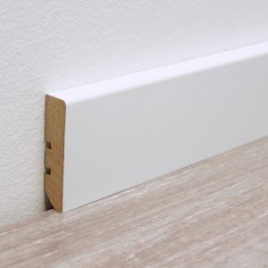 Plinthe Blanc uni bord carré 70