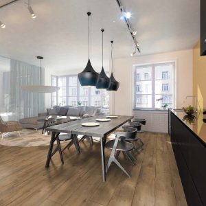 Sol stratifié chêne Brown 4618