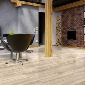 Lame pvc hybrid clic kiwi chêne petterson beige